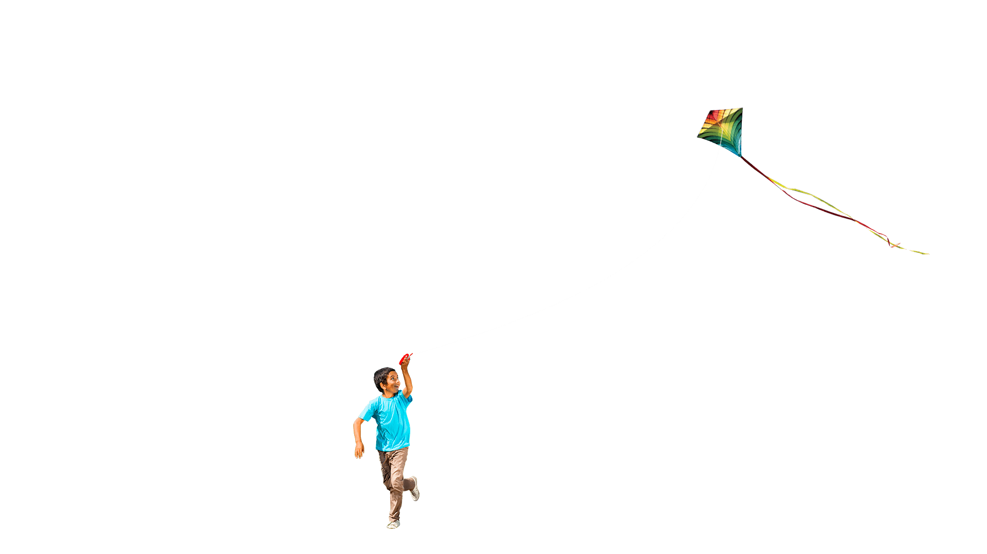 boy and kite