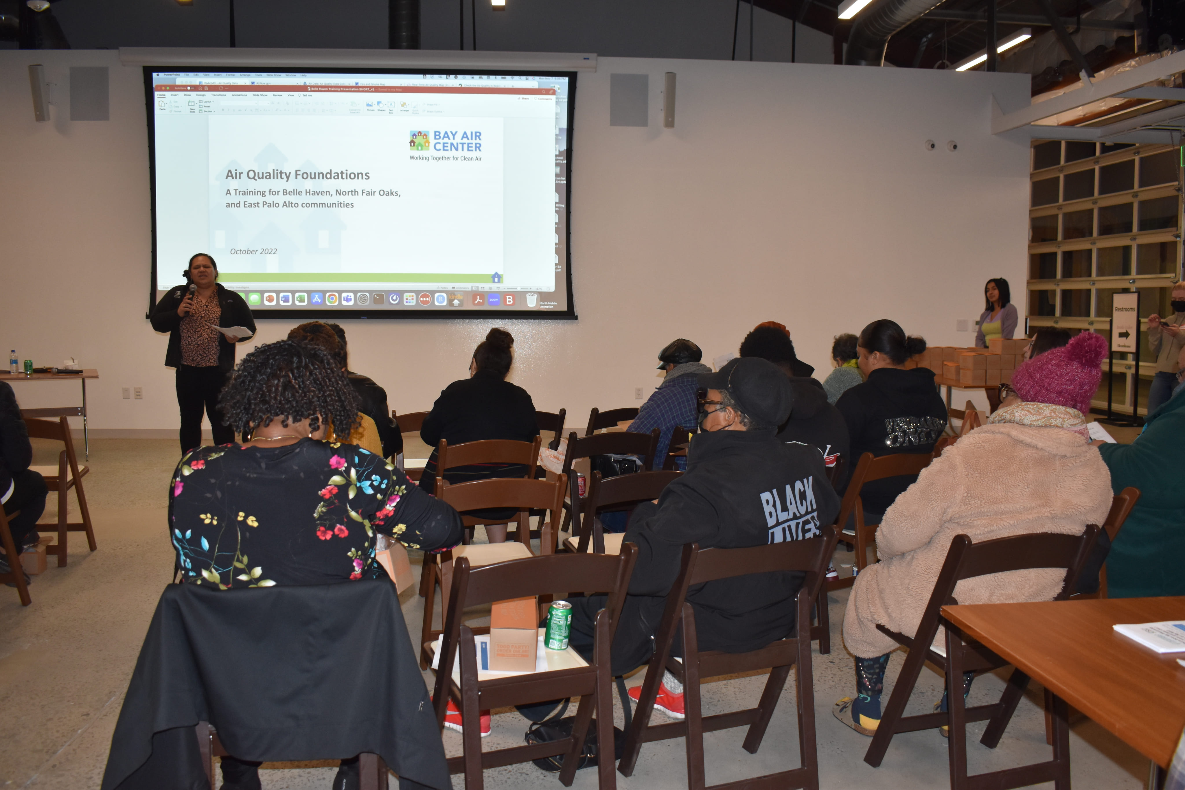 Attendees participating in the Air Quality Foundation's workshop