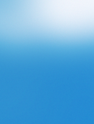 Sky blue background.