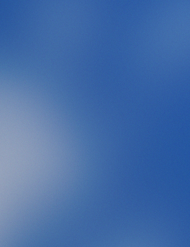 Sky blue background.